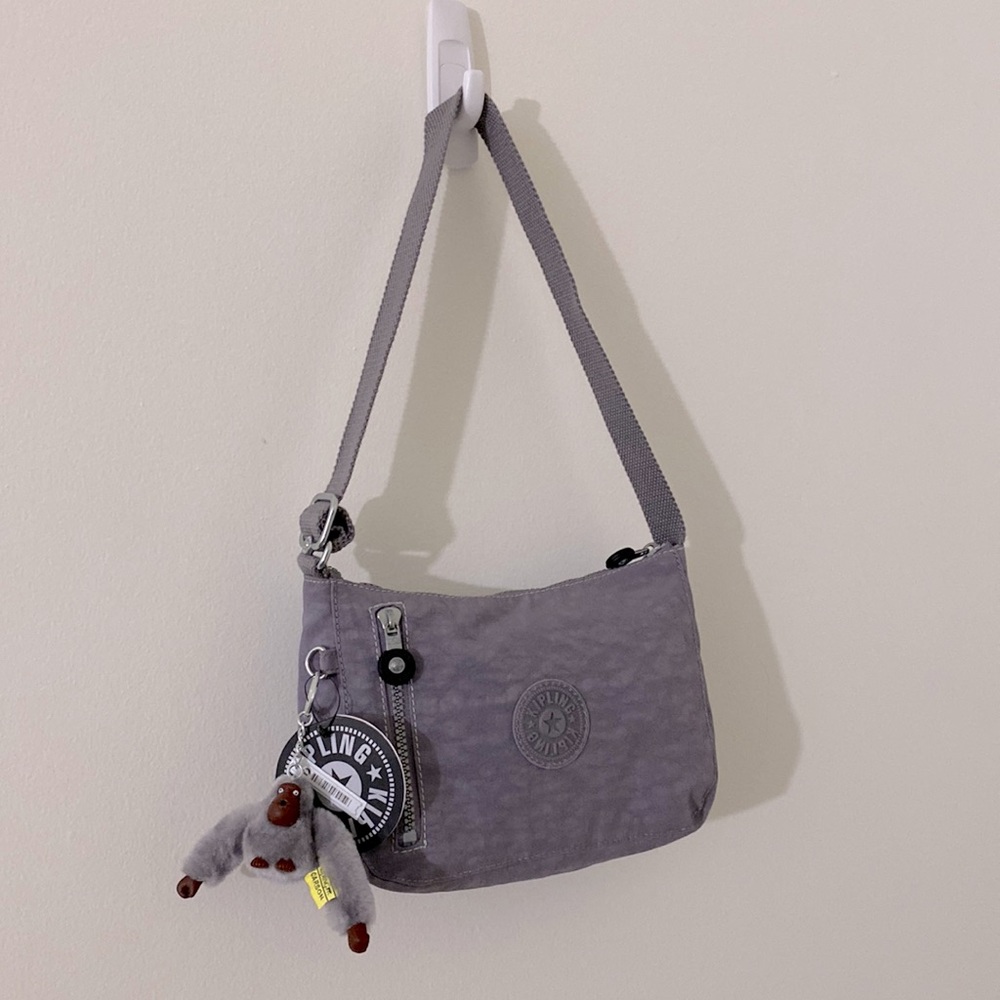 Kipling gray shoulder bag